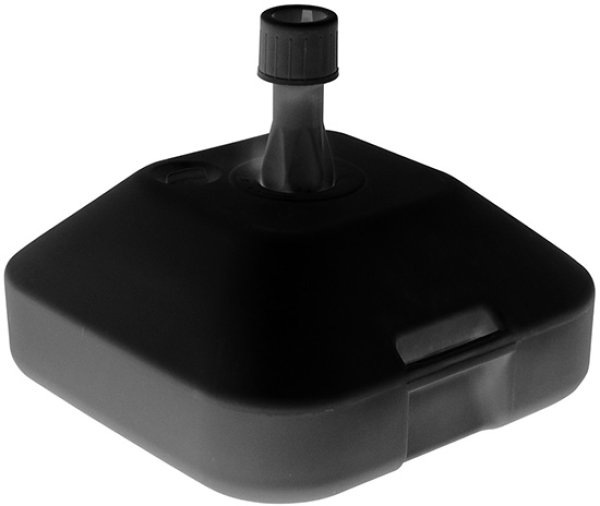 画像2: のぼり旗用ポール台  角型 16L  ホワイト/ブラック (2)